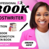 I will be your kindle book writer, non fiction ebook ghostwriter