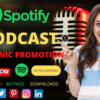 I will do podcast promotion on our high traffic podcast network