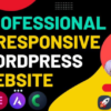 I will design and develop a professional business website for you