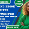 I will fiction ebook ghostwriter, non fiction writing, romance or children book writing
