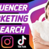 I will do an influencer research to find best influencers for your marketing