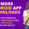 I will do aso optimization for app store and google play store