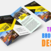 I will design promotional bifold, trifold brochure within 5 hrs
